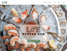 Tablet Screenshot of leoysterbar.com